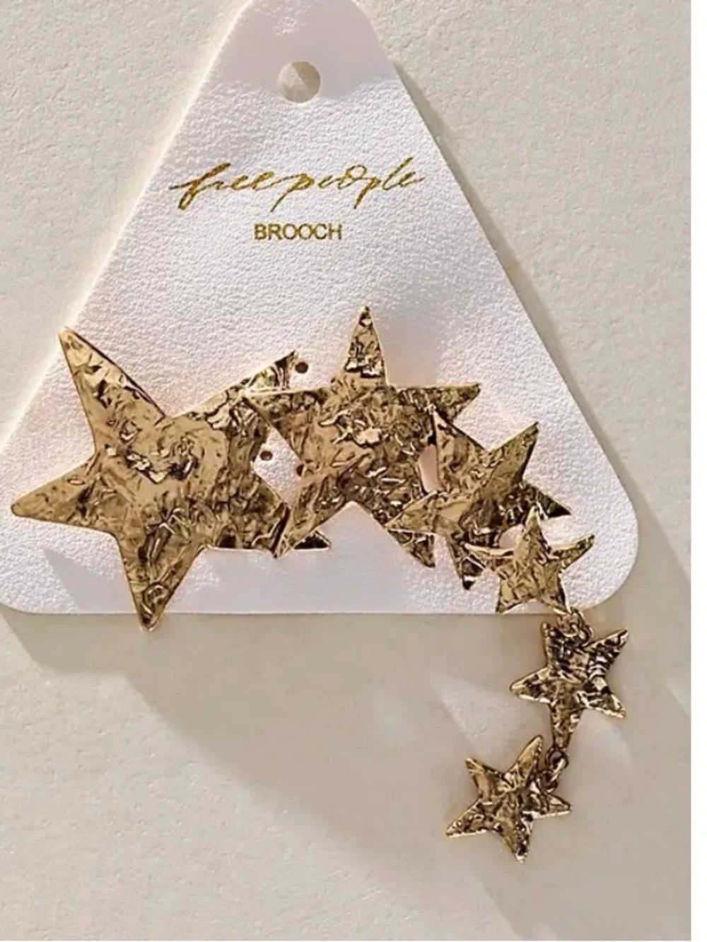 Free People Shooting Stars Brooch NWT